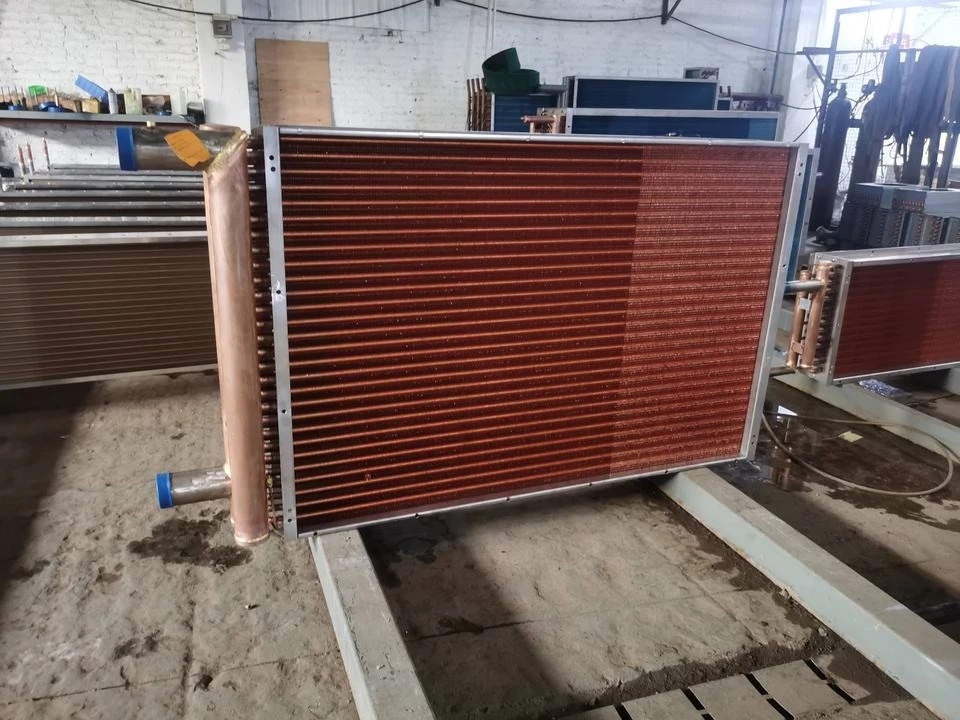 High Efficiency High Corrosion Resistant Copper Fin Heat Exchanger For Petroleum Power Industry Factory Supplied factory