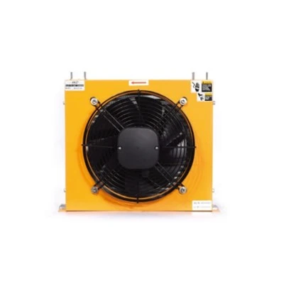Aluminum Rivotra Mangatsiatsiaka Rivotra Rivotra Air Compressor Solika Mangatsiaka Heat Exchanger Hydraulic Fan Oil Cooler Radiator miaraka amin'ny Fan 24v
