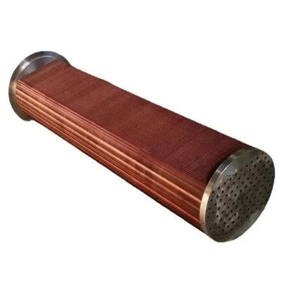 Copper Fin Marine Shell Core Heat Exchanger