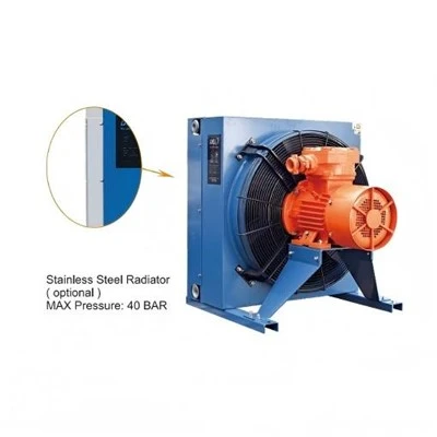 Fanamafisana menaka hydraulika 100L/MIN vaovao Lovia mangatsiaka mangatsiaka-Fin Aluminum Hydraulic Oil Cooler