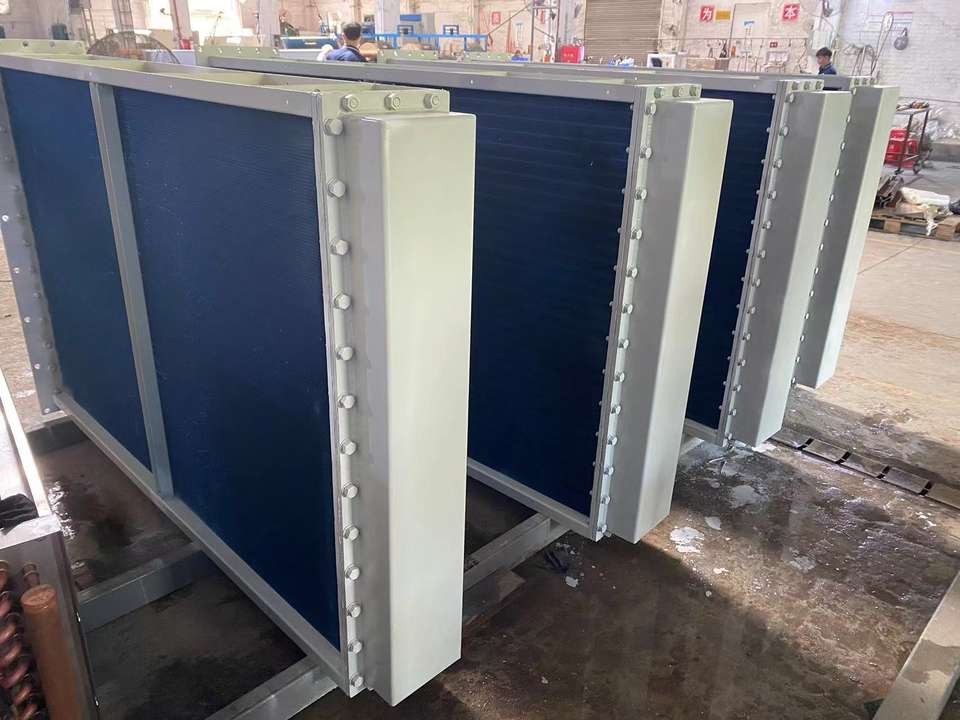 Welding Process Hydropower Station Water Cooling Dismountable Heat Exchanger With Copper Tube And Aluminum Fin best